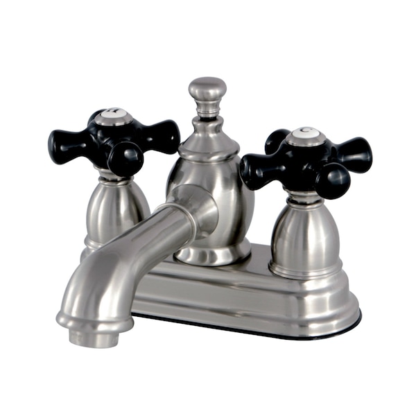 KS7008PKX 4" Centerset Bathroom Faucet, Brushed Nickel
